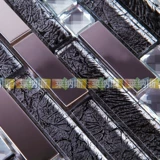 Стеклянная мозаика из нержавеющей стали, головоломка на стену