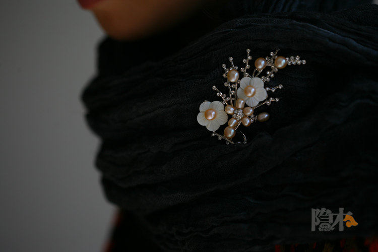 Broche femme en Nacre - Ref 1174650 Image 12