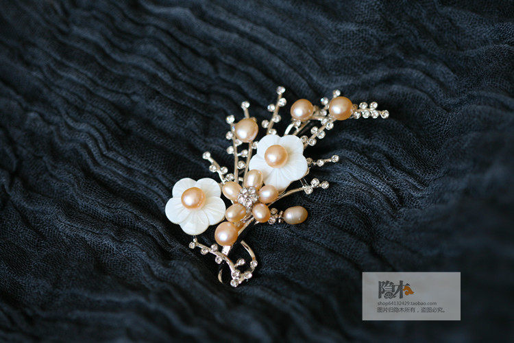 Broche femme en Nacre - Ref 1174650 Image 11