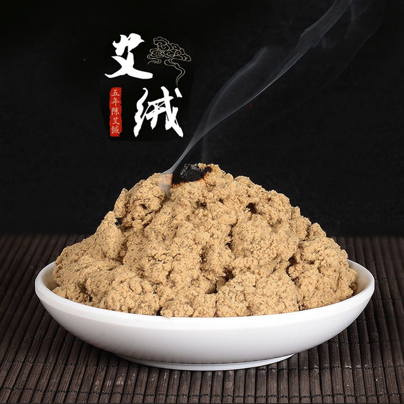 15:1 gold moxa velvet five-year Chen moxa stick handmade bag bulk moxa 500g