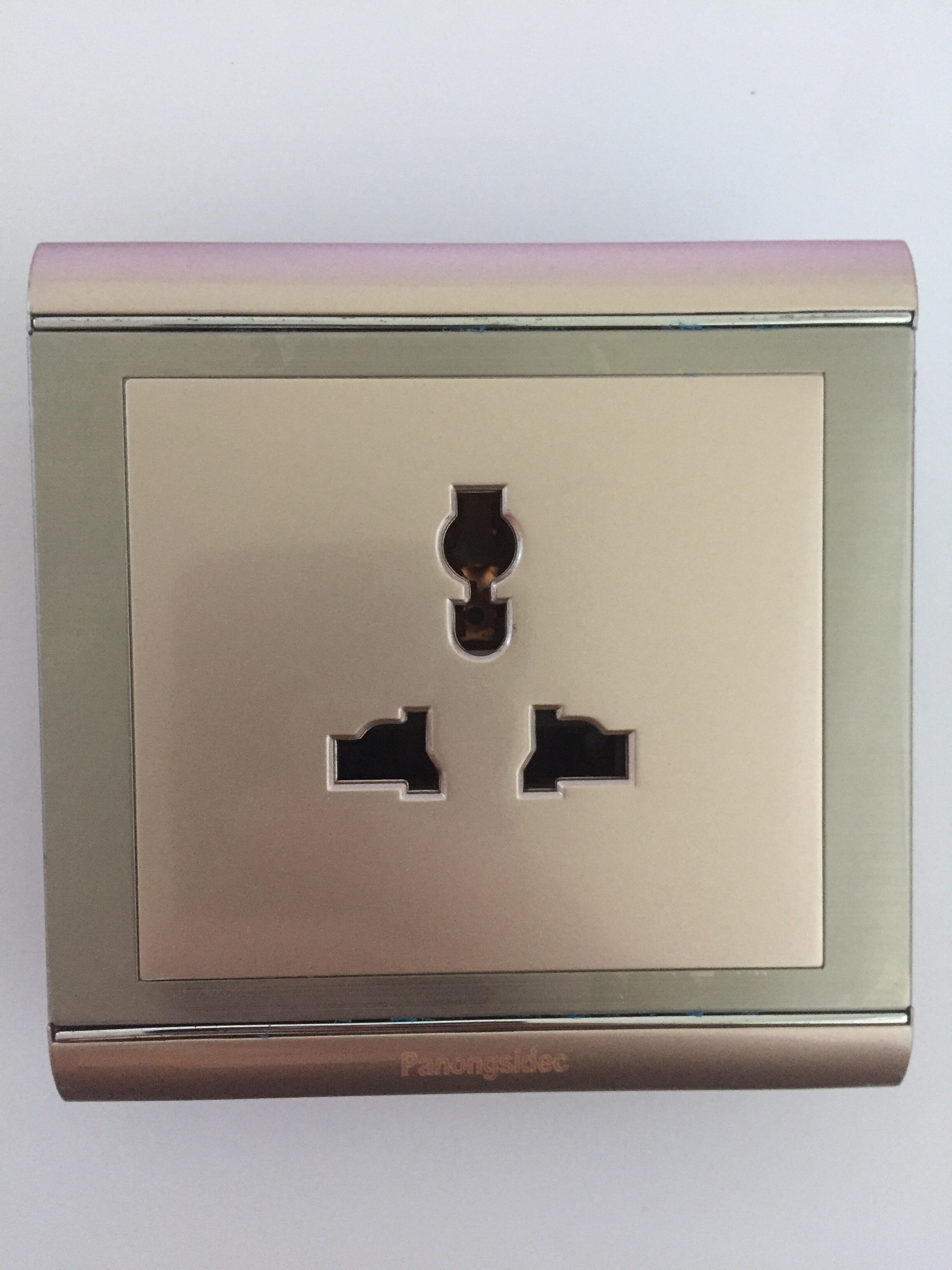 Power switch wall socket panel 3 hole 10A250V imported Hong Kong electrical professional plug