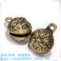 Tibetan brass bells a pair of brass bells 5 6 cm high and 4 5 cm wide