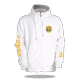 Golden State Warriors Curry Durant KD áo len thể thao bóng rổ nam lỏng lẻo áo hoodie khóa kéo áo khoác cardigan - Áo khoác đôi