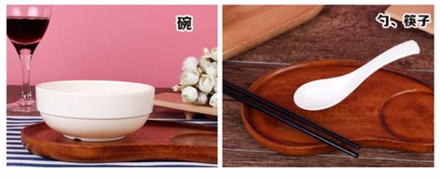 Thức ăn nhanh tấm melamine bộ đồ ăn chất lượng cao bốn tấm lưới nhà hàng quán cà phê tấm lưới Authentic nhiều màu dĩa