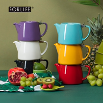 American FORLIFE pile tree home coffee pot filter teapot ins ceramic bubble teapot creative tea set