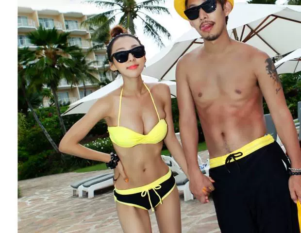 Điểm mới vận chuyển Những người yêu thích bãi biển Hàn Quốc tuần trăng mật bikini áo tắm nữ ngực nhỏ tụ tập áo tắm mùa xuân nóng