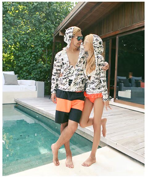 Hàn Quốc bikini kích thước ngực thép tấm tụ tập bikini váy mỏng cặp đồ bơi đầy màu sắc suối nước nóng phù hợp với phụ nữ - Vài đồ bơi 	đồ đi biển đôi	