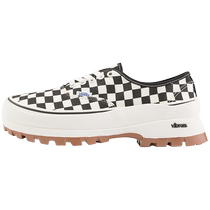 Vans Van Sans Official Authentic Vibrac Vikram Chessboard Lattice Thick Bottom Heightening Sails Shoes Derby Shoes