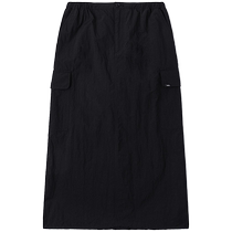 (Burning Season) Vans Official Womens Skirt Workwear Style Denim Skirt