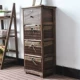 Miễn phí vận chuyển gỗ retro hiện đại nhỏ gọn 40cm tủ lưu trữ mây mục vụ tủ đầu giường Mỹ ngăn kéo đã sẵn sàng - Buồng tu dau giuong