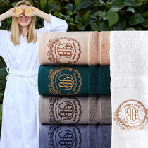Hotel bath towel Household cotton water absorption quick-drying adult cotton bath towel men and women long wrapped body bath thick section