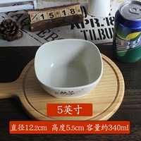 5-дюймовая квадратная чаша для зеленого лотоса