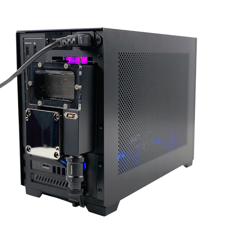 Шасси питания вентилятор комплект поставки  ncase m1 v6 ekwb分体式进口水冷套装 a4机箱cpu显卡散热软管套装 Icemancooler