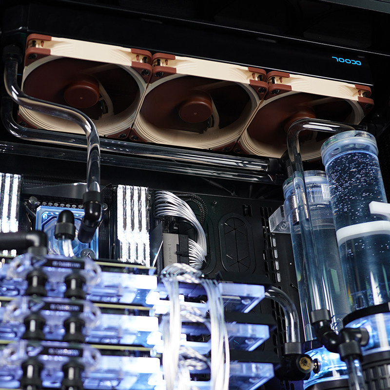 Шасси питания вентилятор комплект поставки  发烧友水冷| 海盗船1000d分体水水冷套装 ai深度计算多卡定制 Ekwb