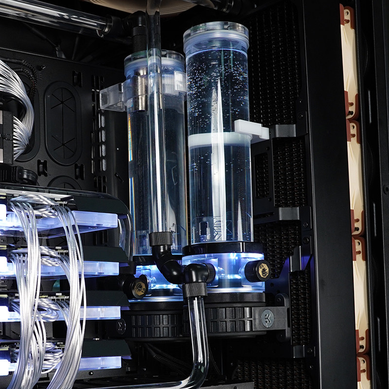 Шасси питания вентилятор комплект поставки  发烧友水冷| 海盗船1000d分体水水冷套装 ai深度计算多卡定制 Ekwb