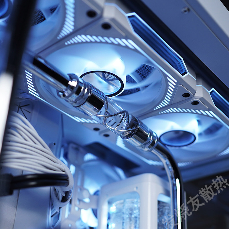 Шасси питания вентилятор комплект поставки  发烧友水冷|hyte y60（复）机箱分体式硬管铜管 cpu显卡水冷方案 Alphacool