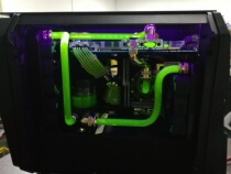 AEGIR X Antec Razer CUBE kryptonite small steel cannon ITX split water-cooled custom host solution