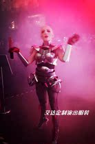 New Bar Night DS Performance Dance Silver Armor Alien Sci-fi Party Guest Stage Performance Dress