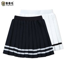 Class clothes garden clothes girls short skirts Spring and autumn summer new academic style Joker skirt primary school uniform pleated skirt