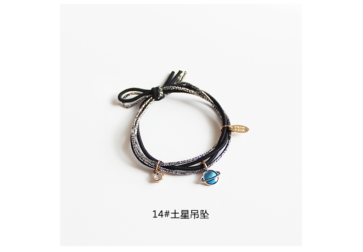 Thiết kế ban đầu đầy sao phụ kiện tóc lấp lánh sao lấp lánh tóc buộc tóc Hàn Quốc vòng tóc cao su dải tóc dây tóc - Phụ kiện tóc cài tóc cho bé gái