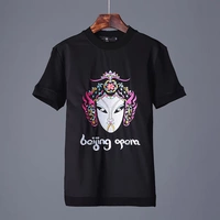 Mùa đông mới nam áo len ngắn tay Hàn Quốc Slim mảnh thêu nửa tay áo len T-shirt chạm đáy dòng 1210 áo len nam hàng hiệu