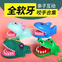 Крокодил, динозавр, игрушка для мальчиков, акула, кусает палец