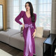 purple temperament dress