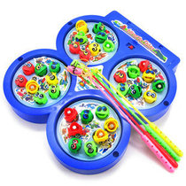 Four-plate fishing discs will sing singing patient eye and hand coordination training electric toys