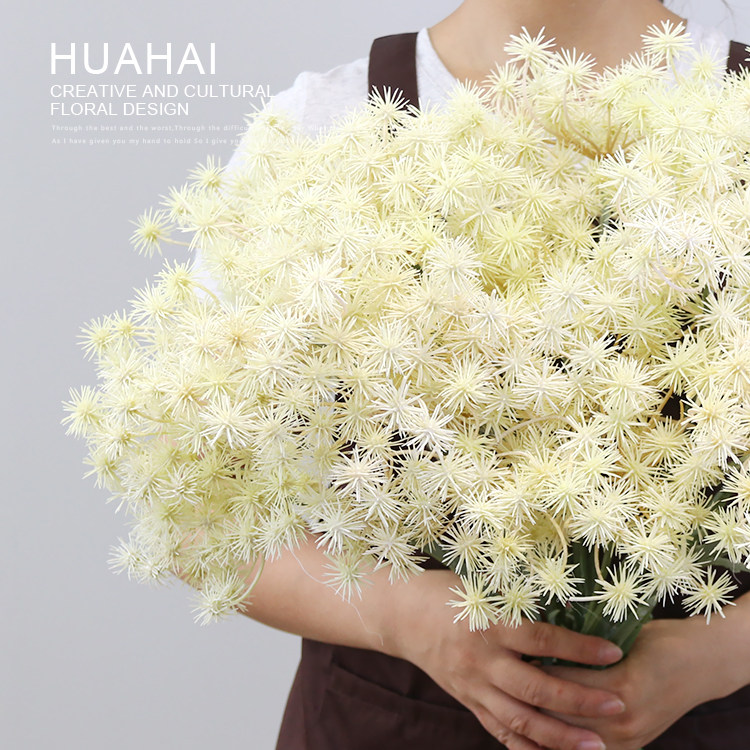 Soft glue fantasy thorn cone hydrangea simulation fake flower wedding photography decoration decoration hotel display
