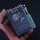 Ультра -тонкий прозрачный пластиковой сигаретный корпус табачный оболочка, полная сумка с мягкой раковиной, 20 сигарет, творческая творческая устойчивость