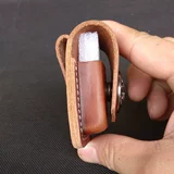 Зажигалка, кожаный универсальный чехол на керосине ручной работы, из натуральной кожи