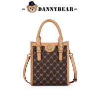 Кофейная коричневая сумка через плечо для отдыха, 195mm