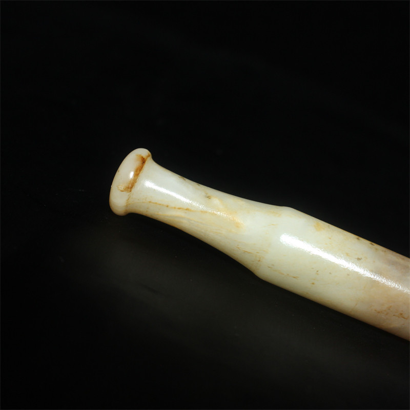 清代和田玉烟嘴，古玩收藏有何讲究？⽟质如何？-烟嘴-淘宝好物网