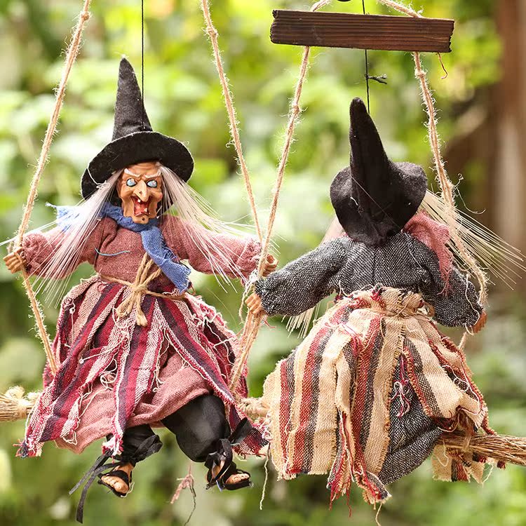 Lễ hội ma Halloween Cung cấp phù thủy Trang trí ngôi nhà ma ám Đồ trang trí phù thủy Mặt dây chuyền Đồ chơi kinh dị Đạo cụ hài hước - Sản phẩm Đảng / Magic / Hiệu suất phụ kiện tiệc hóa trang	