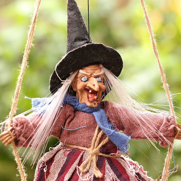 Lễ hội ma Halloween Cung cấp phù thủy Trang trí ngôi nhà ma ám Đồ trang trí phù thủy Mặt dây chuyền Đồ chơi kinh dị Đạo cụ hài hước - Sản phẩm Đảng / Magic / Hiệu suất phụ kiện tiệc hóa trang	