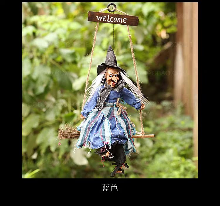 Lễ hội ma Halloween Cung cấp phù thủy Trang trí ngôi nhà ma ám Đồ trang trí phù thủy Mặt dây chuyền Đồ chơi kinh dị Đạo cụ hài hước - Sản phẩm Đảng / Magic / Hiệu suất phụ kiện tiệc hóa trang	