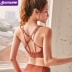 Lusure tập yoga kiểu áo ngực làm đẹp áo ngực chống sốc tụ tập chống chảy xệ chạy bộ đồ lót nữ - Đồ lót thể thao áo tập thể Đồ lót thể thao