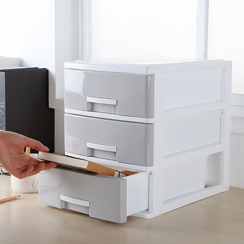 Office Supplies Desktop Storage Box Plastic Small Drawer Storage