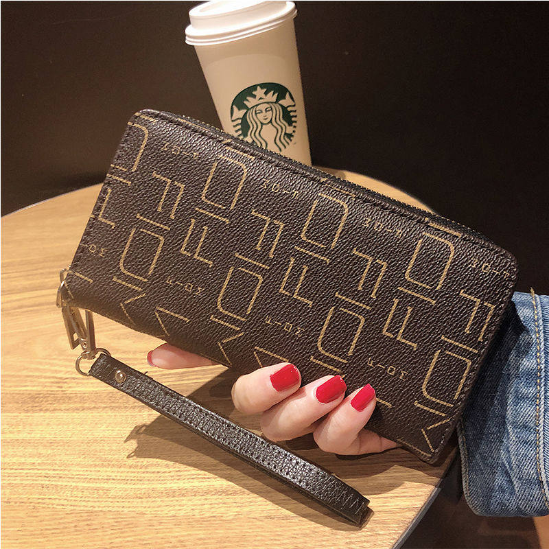 Wallet female niche design long version wallet ladies hand bag 2019 spring and summer new fashion presbyse small wallet big