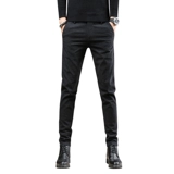 Летние тонкие мужские демисезонные трендовые штаны для отдыха, облегающий крой, свободный прямой крой