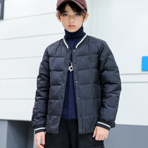 Childrens clothing childrens down jacket light and thin boys 2021 New Tide children super light cotton uniforms inner jacket coat