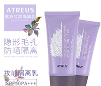 Thái Lan atreus húng quế kem trang điểm sữa AT kem dưỡng ẩm kéo dài hydrating primer nude trang điểm cô lập kiểm soát dầu kem che khuyết điểm mụn