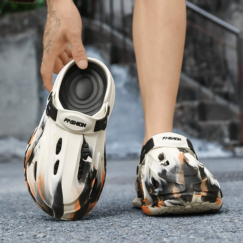 Летние нескользящие тапочки на платформе для отдыха, пляжные сандалии, размер