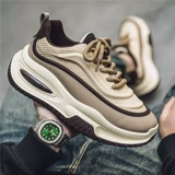 Мужская летняя универсальная спортивная высокая обувь для отдыха на платформе, премиум класс