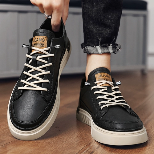 Летняя обувь, мужские спортивные кроссовки для отдыха, нескользящие рабочие туфли для кожаной обуви, мягкая подошва