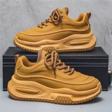 Мужская летняя универсальная спортивная высокая обувь для отдыха на платформе, премиум класс