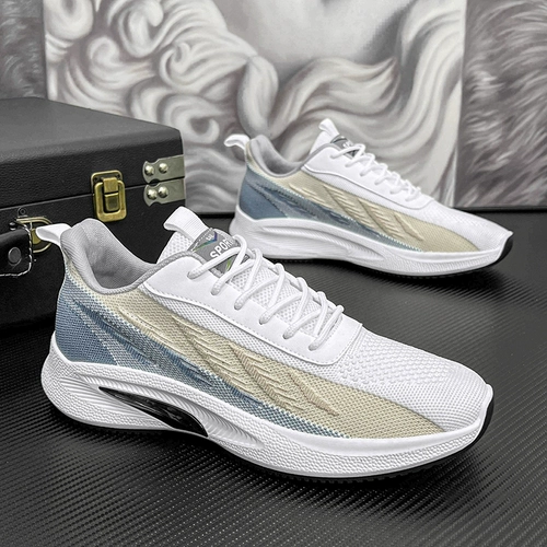 Мужская летняя дышащая универсальная амортизирующая высокая обувь для отдыха, для бега