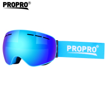 PROPRO ski goggles double-layer anti-fog large frame can Card myopia single double board ski equipment for men and women ski glasses