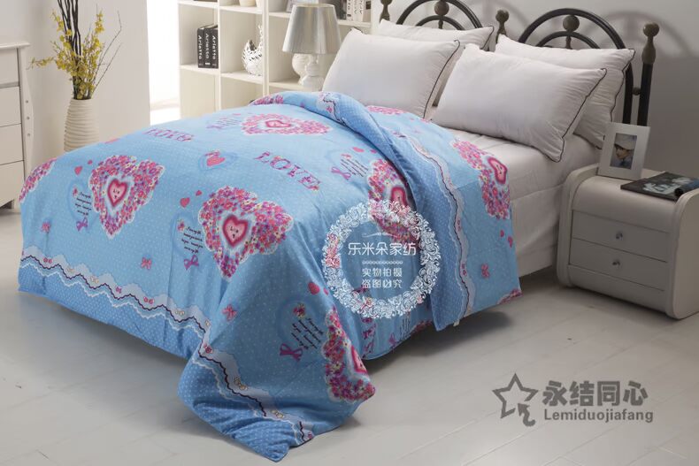 Đám cưới chăn đôi chăn đơn bộ chăn ga gối đệm sinh viên ngủ phủ chăn dày khăn trải giường spa cao cấp