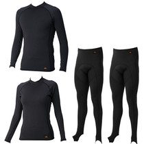 GULL FIR Warmheat inner velvet diving long-sleeved thermal insulation jacket can be used as a base layer for dry clothing insulation